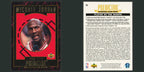 Michael Jordan #R5 1995-96 Upper Deck Predictors Player of the Month Bulls Card